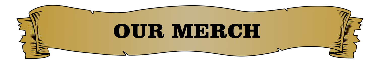 Our merch banner